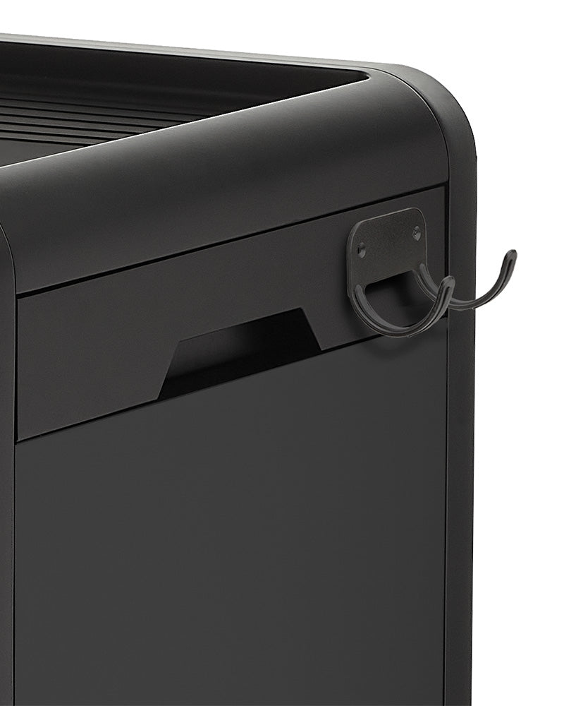 T-SHAPE - Zwarte metalen föhnhouder